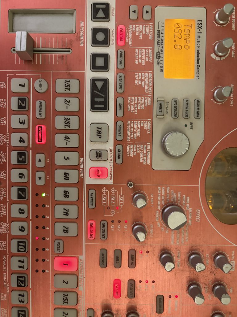 Hand-blown glass piece on sand